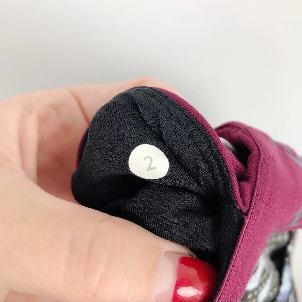 Lululemon What The Sport Bikers Shorts  Purple 2